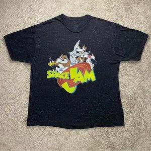 Vintage 1996 Space Jam Tune Squad T-Shirt Size Men’s Size 3X Short Sleeve Black